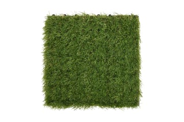 Kunstige gressmatter 11 stk grønn 30x30 cm - grønn - Tekstiler - Tepper & Matter - Spesialmatte - Nålefiltmatter & kunstgressmatter