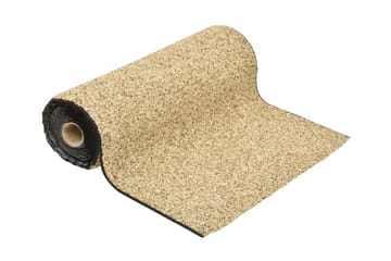 Steinfolie naturlig sand 500x60 cm - Tekstiler - Tepper & Matter - Spesialmatte - Nålefiltmatter & kunstgressmatter