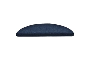 Selvklebende trappematter 5 stk 56x17x3cm nålestempel - Blå - Tekstiler - Tepper & Matter - Spesialmatte - Trappetepper