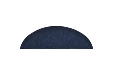 Selvklebende trappematter 5 stk 56x17x3cm nålestempel - Blå - Tekstiler - Tepper & Matter - Spesialmatte - Trappetepper