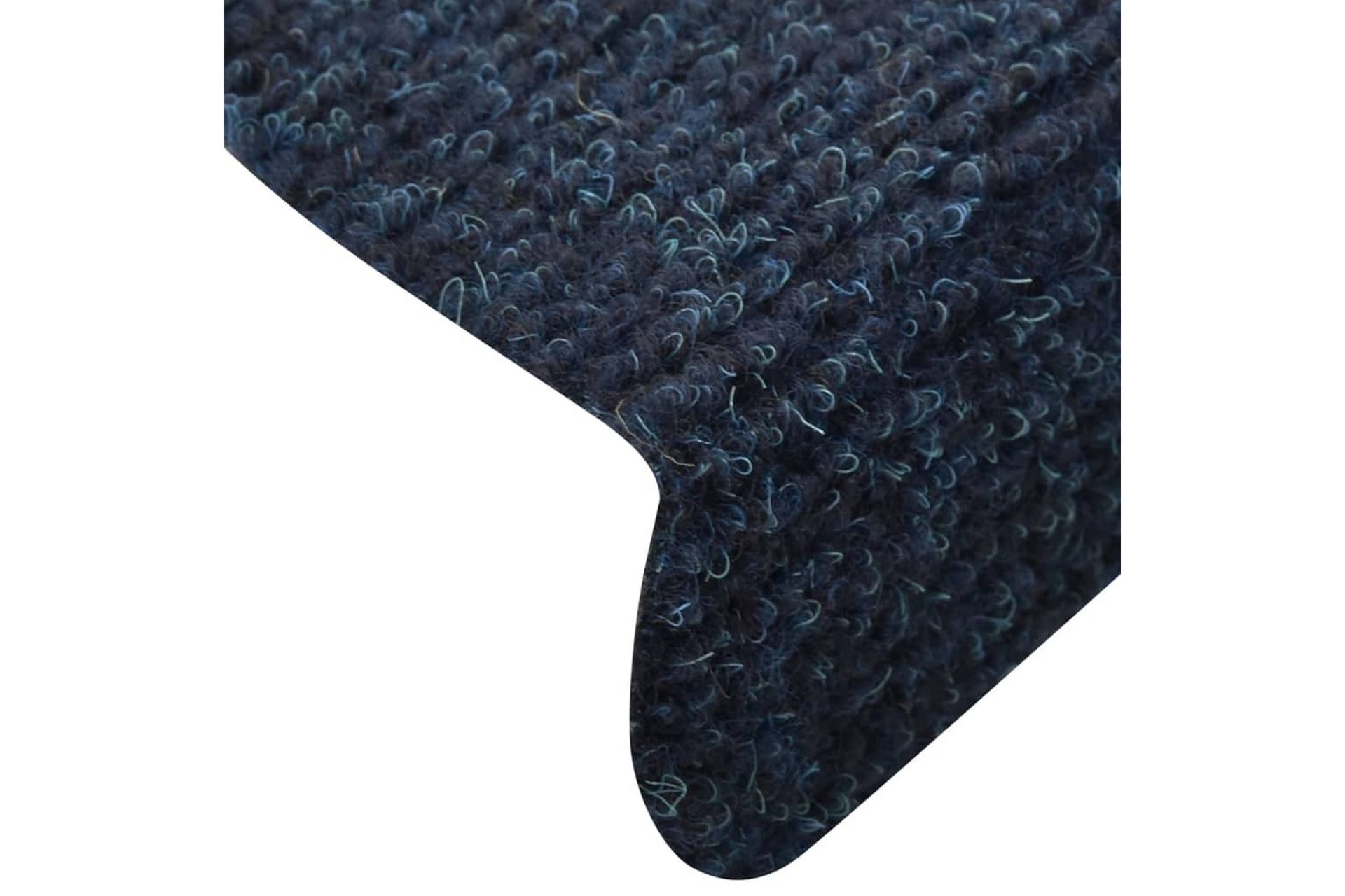 Selvklebende trappematter 5 stk 56x17x3cm nålestempel - Blå - Tekstiler - Tepper & Matter - Spesialmatte - Trappetepper
