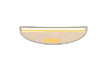 Selvklebende trappematter sisal-utseende 15 stk 56x20 cm grå - Grå - Tekstiler - Tepper & Matter - Spesialmatte - Trappetepper