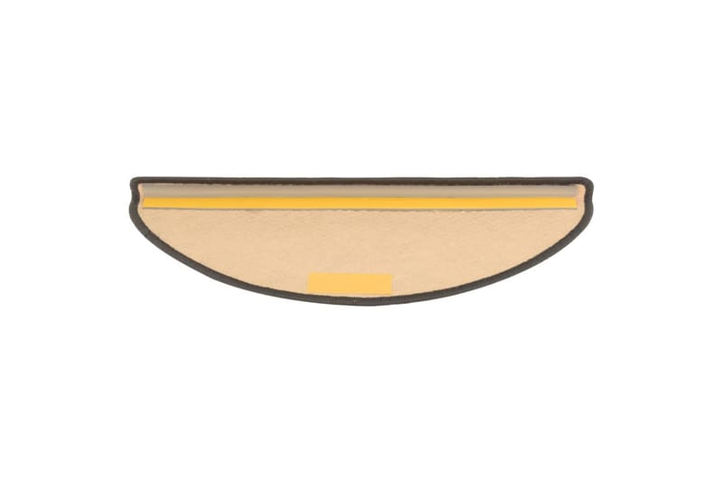 Selvklebende trappematter sisal-utseende 15 stk 65x25cm - Silver - Tekstiler - Tepper & Matter - Spesialmatte - Trappetepper
