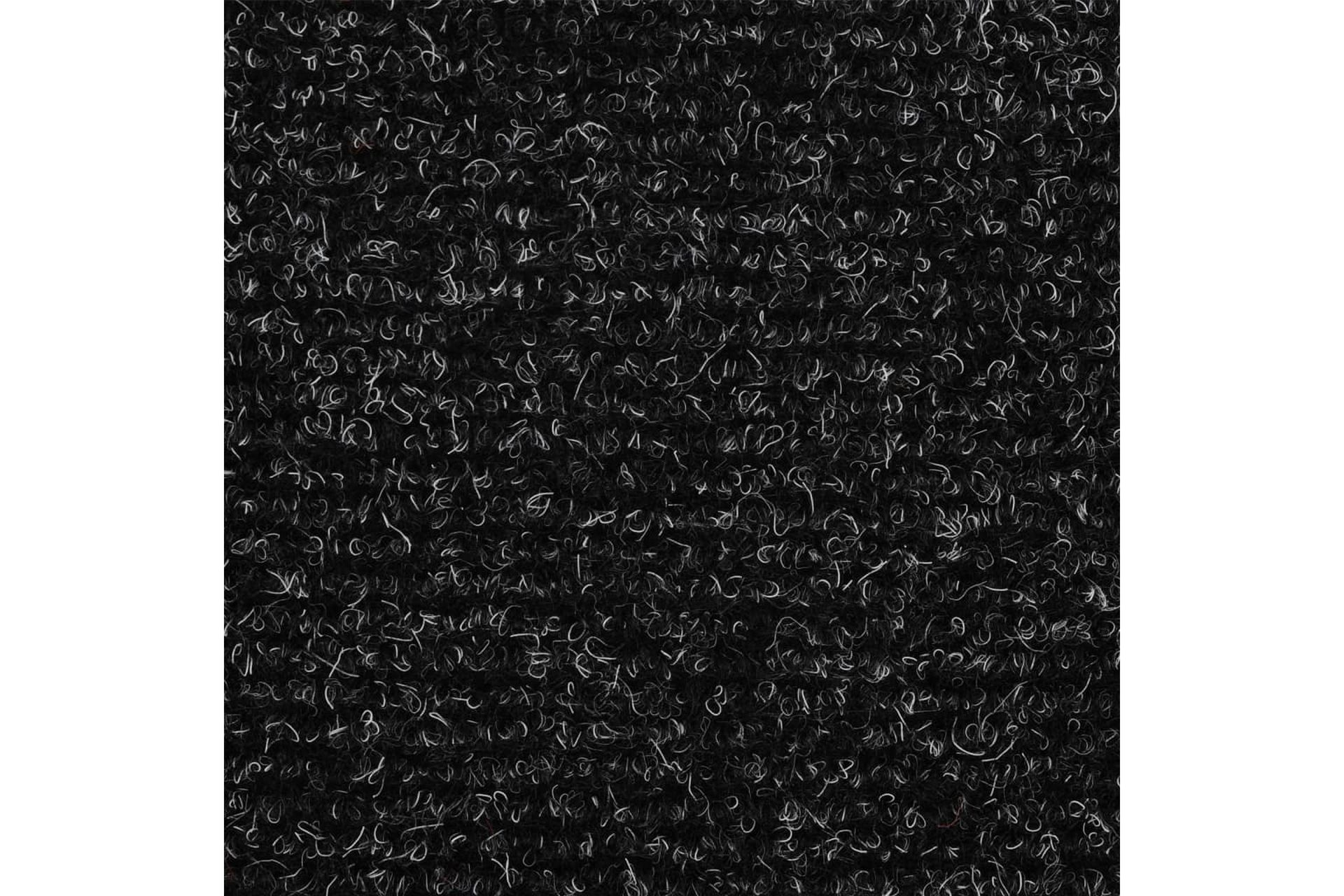 Selvklebende trappematter 10 stk 54x16x4cm nålestempel - Grå - Tekstiler - Tepper & Matter - Spesialmatte - Trappetepper