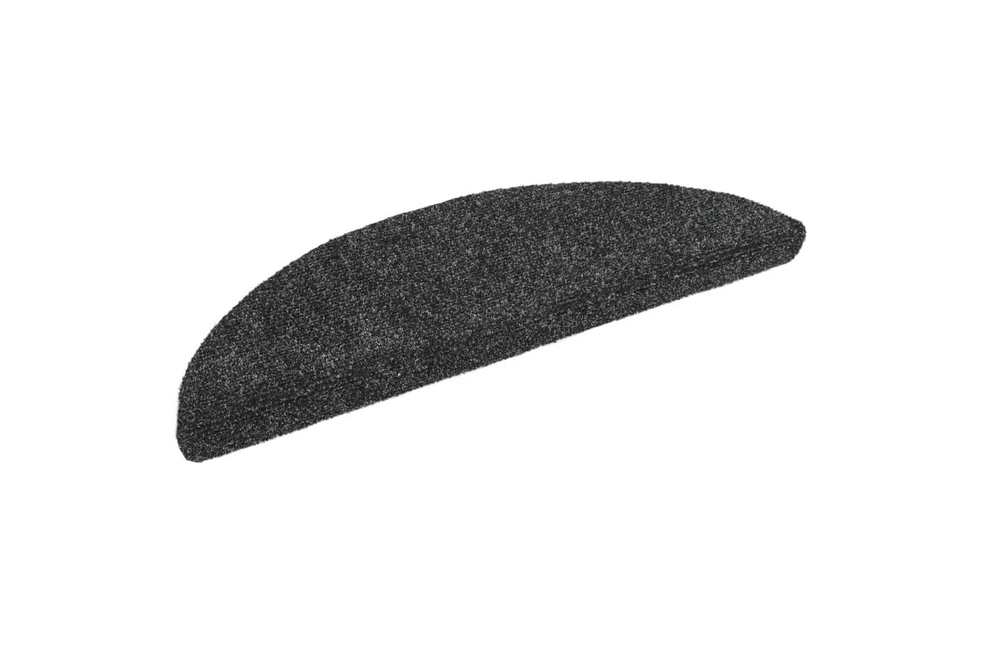 Selvklebende trappematter 10 stk 54x16x4cm nålestempel - Grå - Tekstiler - Tepper & Matter - Spesialmatte - Trappetepper