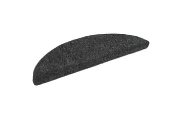 Selvklebende trappematter 10 stk 54x16x4cm nålestempel - Grå - Tekstiler - Tepper & Matter - Spesialmatte - Trappetepper