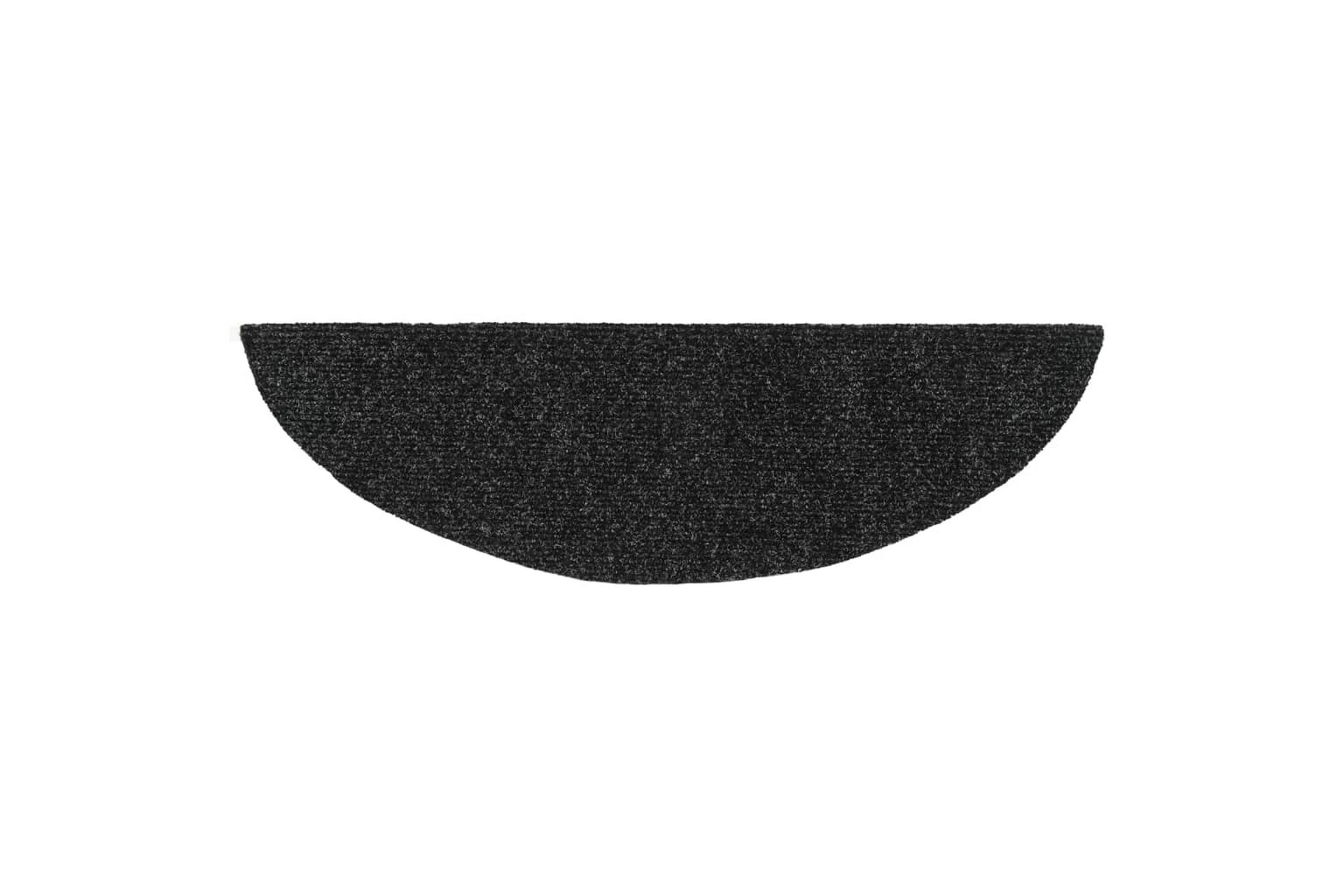 Selvklebende trappematter 10 stk 54x16x4cm nålestempel - Grå - Tekstiler - Tepper & Matter - Spesialmatte - Trappetepper