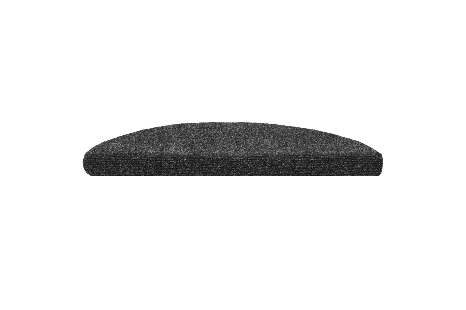 Selvklebende trappematter 10 stk 54x16x4cm nålestempel - Grå - Tekstiler - Tepper & Matter - Spesialmatte - Trappetepper