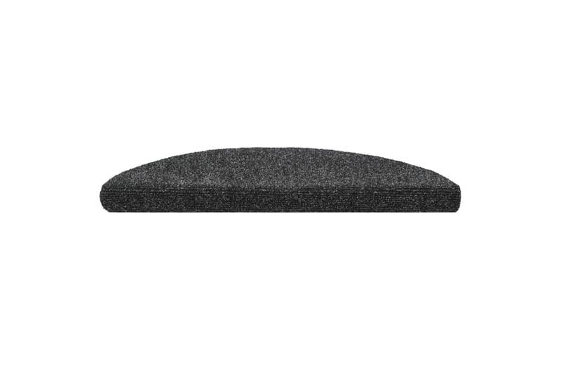 Selvklebende trappematter 10 stk 54x16x4cm nålestempel - Grå - Tekstiler - Tepper & Matter - Spesialmatte - Trappetepper