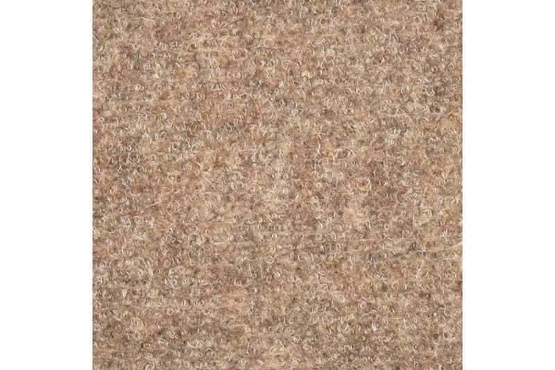 Selvklebende trappematter 10 stk 56x17x3cm nålestempel - Krem - Tekstiler - Tepper & Matter - Spesialmatte - Trappetepper
