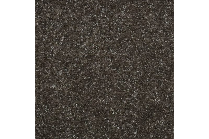 Selvklebende trappematter 10 stk 65x21x4cm nålestempel - Brun - Tekstiler - Tepper & Matter - Spesialmatte - Trappetepper
