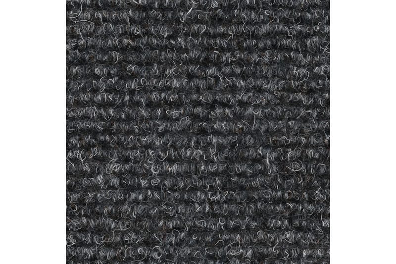 Selvklebende trappematter 10 stk lysegrå 54x16x4 cm - Grå - Tekstiler - Tepper & Matter - Spesialmatte - Trappetepper