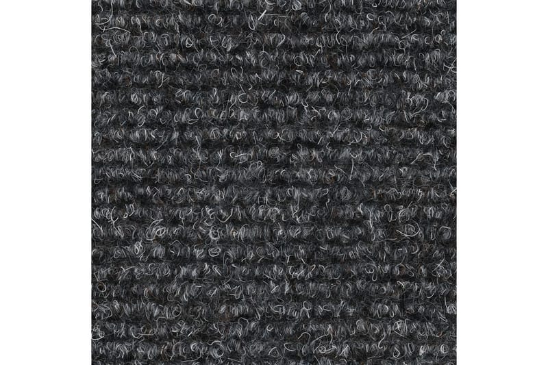 Selvklebende trappematter 10 stk lysegrå 65x21x4 cm - Grå - Tekstiler - Tepper & Matter - Spesialmatte - Trappetepper