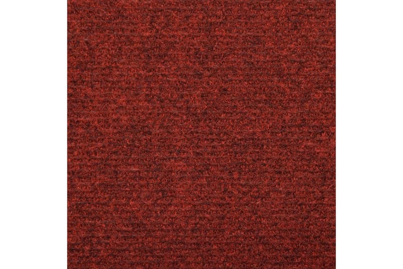 Selvklebende trappematter 10 stk vinrød 65x25 cm nålestempel - Rød - Tekstiler - Tepper & Matter - Spesialmatte - Trappetepper