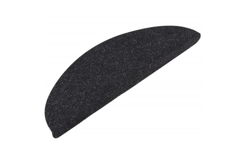 Selvklebende trappematter 15 stk 56x20 cm antrasitt - Antrasittgrå - Tekstiler - Tepper & Matter - Spesialmatte - Trappetepper