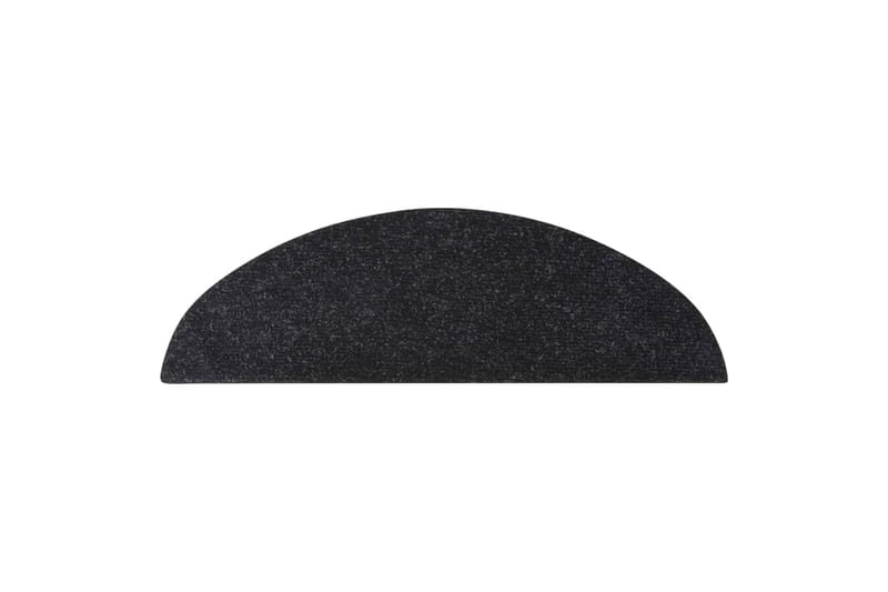 Selvklebende trappematter 15 stk 56x20 cm antrasitt - Antrasittgrå - Tekstiler - Tepper & Matter - Spesialmatte - Trappetepper