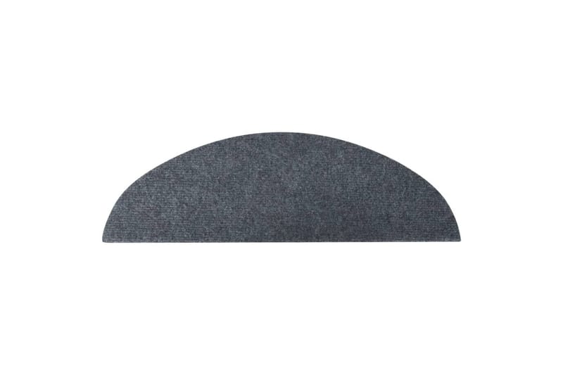 Selvklebende trappematter 15 stk 56x20 cm grå - Grå - Tekstiler - Tepper & Matter - Spesialmatte - Trappetepper