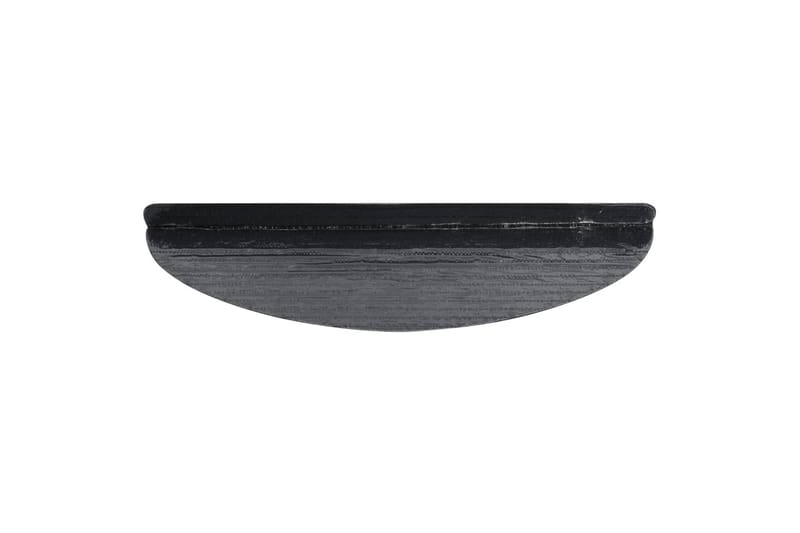 Selvklebende trappematter 15 stk 56x20 cm svart - Svart - Tekstiler - Tepper & Matter - Spesialmatte - Trappetepper