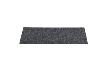Selvklebende trappematter 15 stk 60x25 cm grå - Grå - Tekstiler - Tepper & Matter - Spesialmatte - Trappetepper