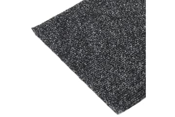 Selvklebende trappematter 15 stk 60x25 cm grå - Grå - Tekstiler - Tepper & Matter - Spesialmatte - Trappetepper