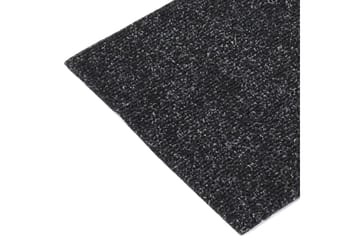 Selvklebende trappematter 15 stk 60x25 cm svart - Svart - Tekstiler - Tepper & Matter - Spesialmatte - Trappetepper