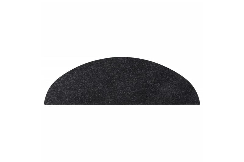 Selvklebende trappematter 15 stk 65x26 cm antrasitt - Antrasittgrå - Tekstiler - Tepper & Matter - Spesialmatte - Trappetepper