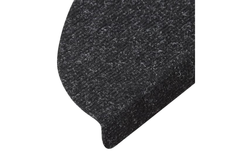 Selvklebende trappematter 15 stk 65x26 cm antrasitt - Antrasittgrå - Tekstiler - Tepper & Matter - Spesialmatte - Trappetepper