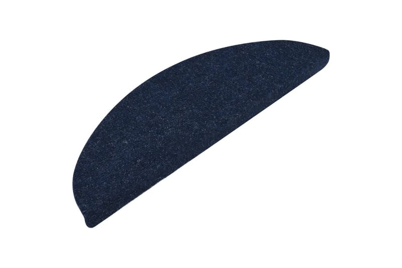 Selvklebende trappematter 15 stk 65x26 cm blå - Blå - Tekstiler - Tepper & Matter - Spesialmatte - Trappetepper