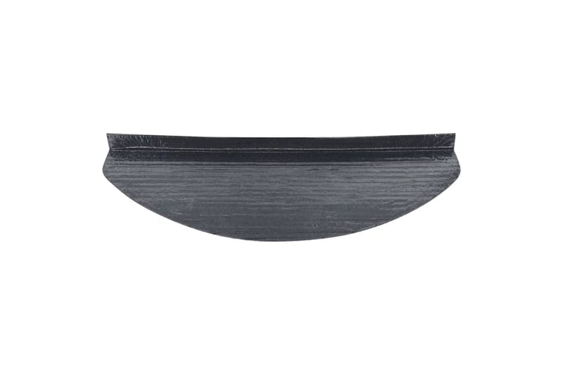 Selvklebende trappematter 15 stk 65x26 cm grå - Grå - Tekstiler - Tepper & Matter - Spesialmatte - Trappetepper