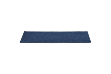 Selvklebende trappematter 15 stk 76x20 cm blå - Blå - Tekstiler - Tepper & Matter - Spesialmatte - Trappetepper