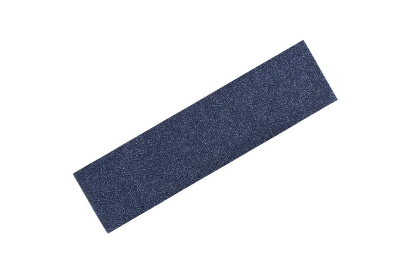 Selvklebende trappematter 15 stk 76x20 cm gråblå - Grå - Tekstiler - Tepper & Matter - Spesialmatte - Trappetepper