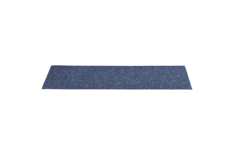 Selvklebende trappematter 15 stk 76x20 cm gråblå - Grå - Tekstiler - Tepper & Matter - Spesialmatte - Trappetepper