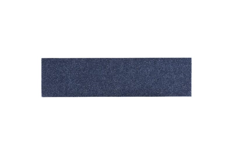 Selvklebende trappematter 15 stk 76x20 cm gråblå - Grå - Tekstiler - Tepper & Matter - Spesialmatte - Trappetepper