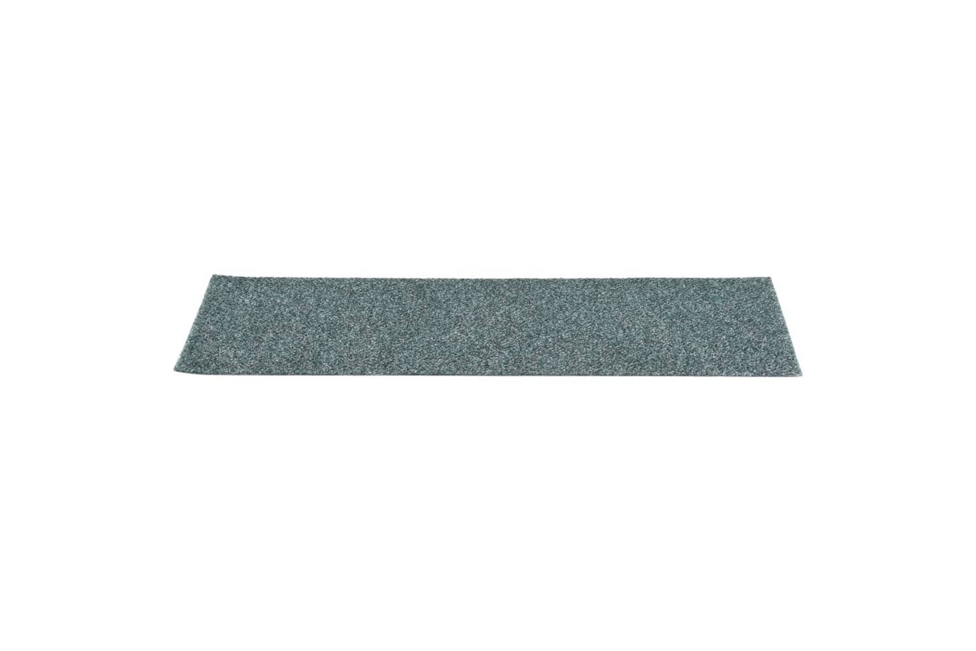 Selvklebende trappematter 15 stk 76x20 cm grønn - grønn - Tekstiler - Tepper & Matter - Spesialmatte - Trappetepper