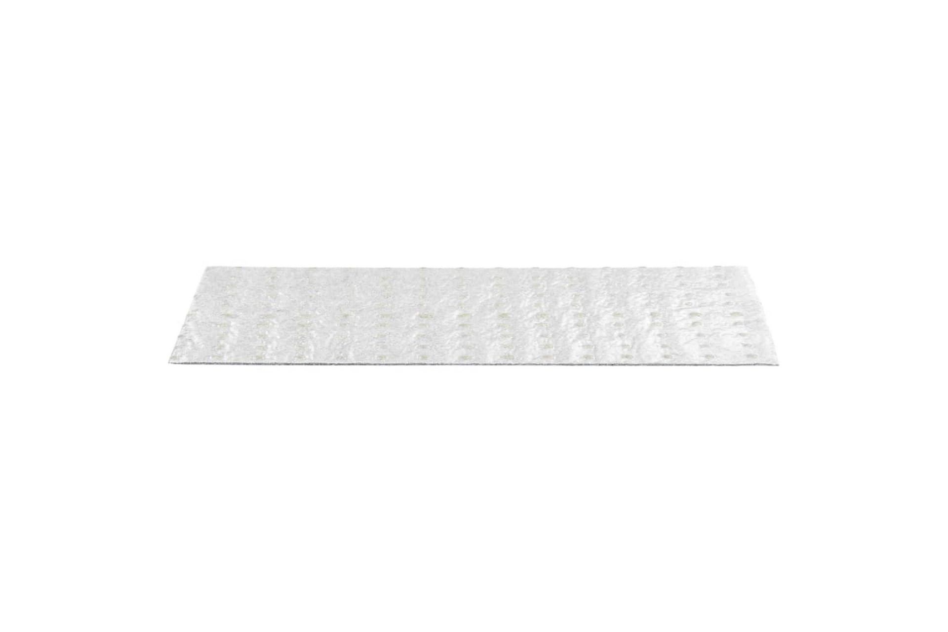 Selvklebende trappematter 15 stk 76x20 cm lysegrå - Grå - Tekstiler - Tepper & Matter - Spesialmatte - Trappetepper