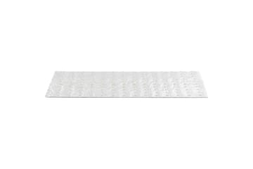 Selvklebende trappematter 15 stk 76x20 cm lysegrå - Grå - Tekstiler - Tepper & Matter - Spesialmatte - Trappetepper