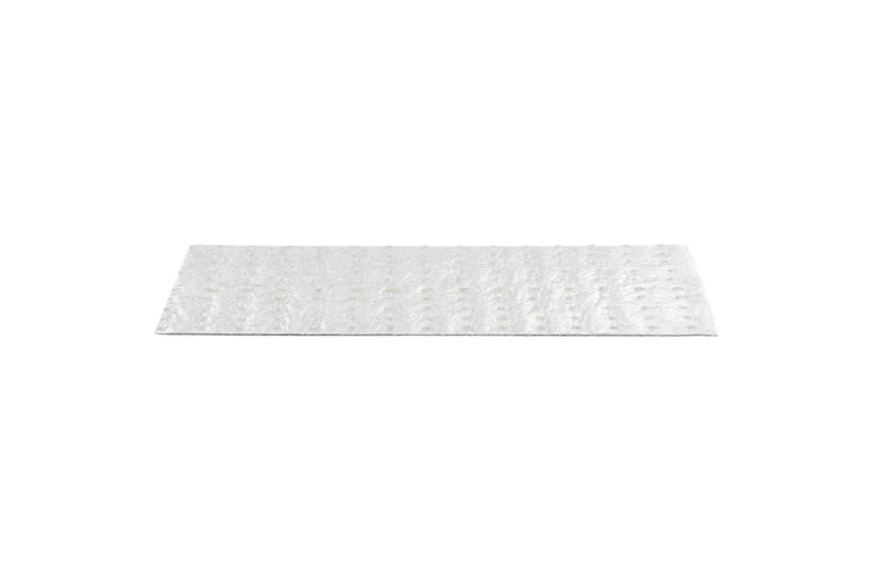 Selvklebende trappematter 15 stk 76x20 cm lysegrå - Grå - Tekstiler - Tepper & Matter - Spesialmatte - Trappetepper