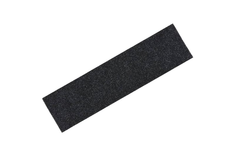 Selvklebende trappematter 15 stk 76x20 cm svart - Svart - Tekstiler - Tepper & Matter - Spesialmatte - Trappetepper