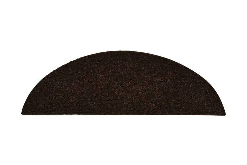 Selvklebende trappematter 15 stk brun 56x17x3 cm nålestempel - Brun - Tekstiler - Tepper & Matter - Spesialmatte - Trappetepper