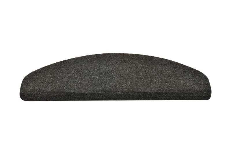 Selvklebende trappematter 15 stk brun 65x21x4cm nålestempel - Brun - Tekstiler - Tepper & Matter - Spesialmatte - Trappetepper