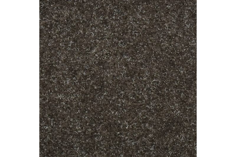 Selvklebende trappematter 15 stk brun 65x21x4cm nålestempel - Brun - Tekstiler - Tepper & Matter - Spesialmatte - Trappetepper