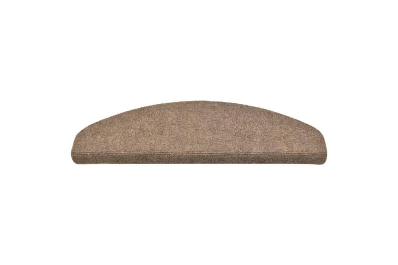Selvklebende trappematter 15 stk krem 65x21x4cm nålestempel - Krem - Tekstiler - Tepper & Matter - Spesialmatte - Trappetepper