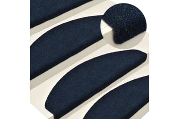 Selvklebende trappematter 15stk blå 56x17x3cm nålestempel - Blå - Tekstiler - Tepper & Matter - Spesialmatte - Trappetepper
