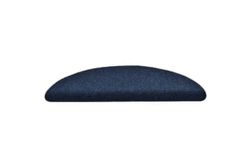 Selvklebende trappematter 15stk blå 56x17x3cm nålestempel - Blå - Tekstiler - Tepper & Matter - Spesialmatte - Trappetepper