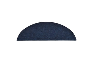Selvklebende trappematter 15stk blå 56x17x3cm nålestempel - Blå - Tekstiler - Tepper & Matter - Spesialmatte - Trappetepper