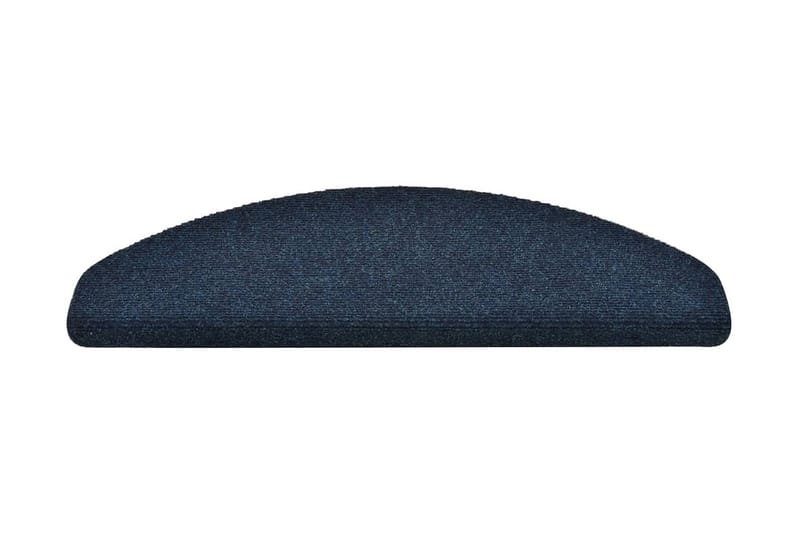 Selvklebende trappematter 15stk blå 65x21x4cm nålestempel - Blå - Tekstiler - Tepper & Matter - Spesialmatte - Trappetepper