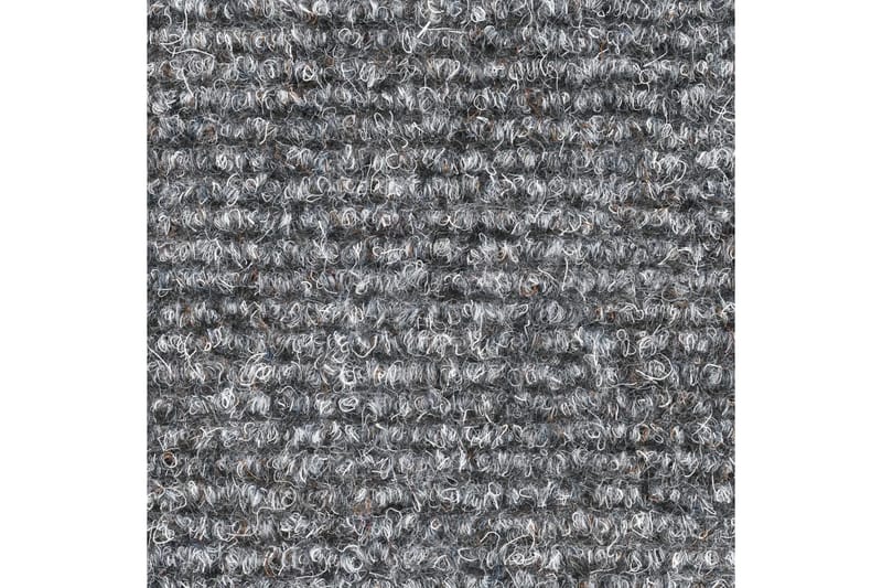 Selvklebende trappematter 5 stk 54x16x4 cm nålestempel - Grå - Tekstiler - Tepper & Matter - Spesialmatte - Trappetepper