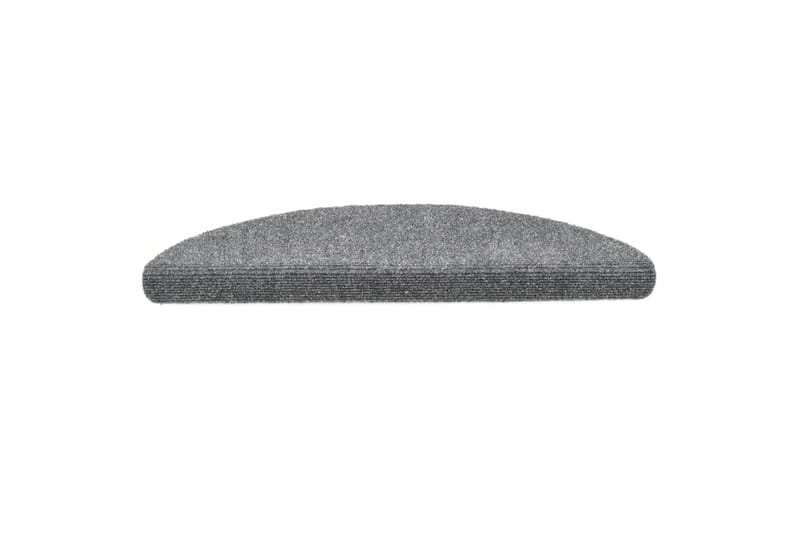 Selvklebende trappematter 5 stk 54x16x4 cm nålestempel - Grå - Tekstiler - Tepper & Matter - Spesialmatte - Trappetepper