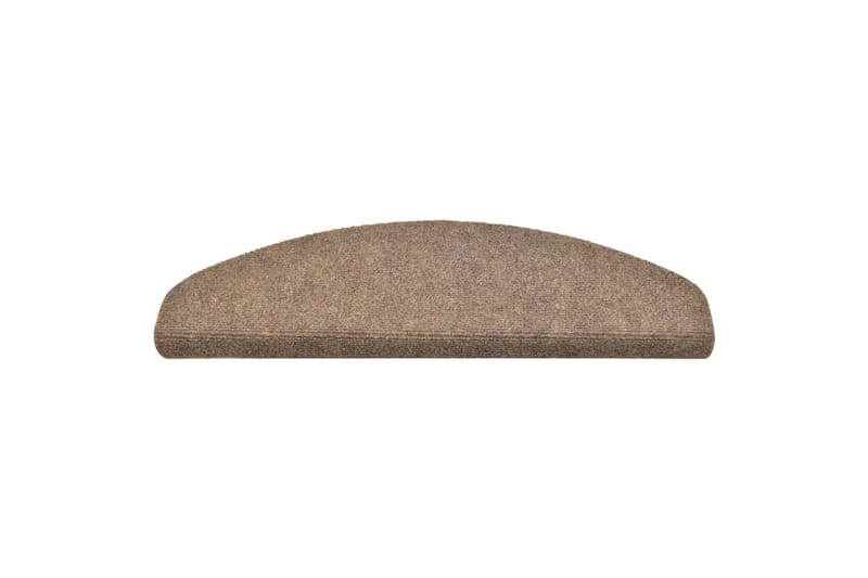 Selvklebende trappematter 5 stk 65x21x4cm nålestempel - Krem - Tekstiler - Tepper & Matter - Spesialmatte - Trappetepper