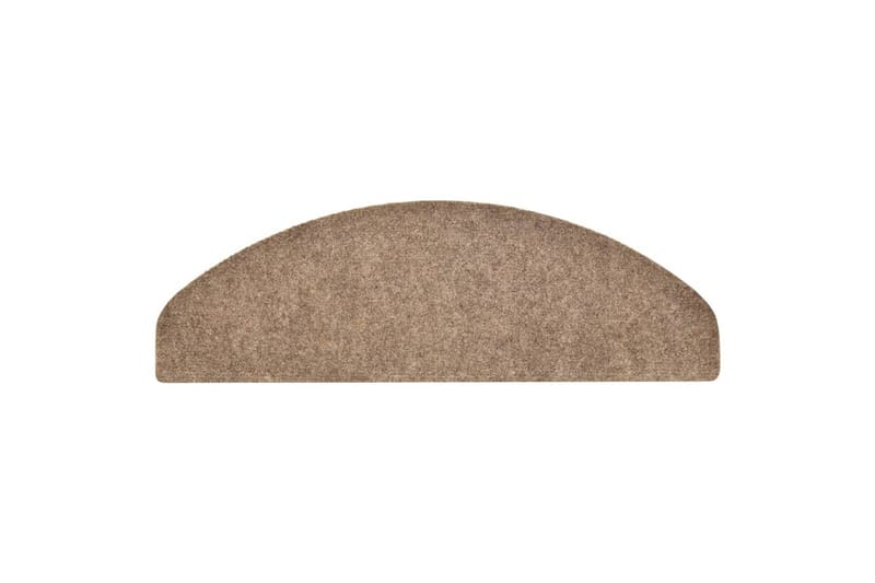 Selvklebende trappematter 5 stk 65x21x4cm nålestempel - Krem - Tekstiler - Tepper & Matter - Spesialmatte - Trappetepper